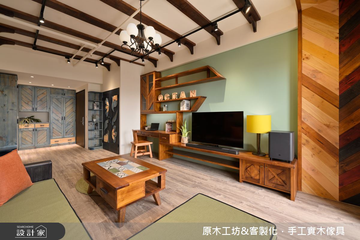 35坪新成屋(5年以下)＿混搭風案例圖片＿原木工坊&客製化．手工實木傢具＿原木工坊_33之14