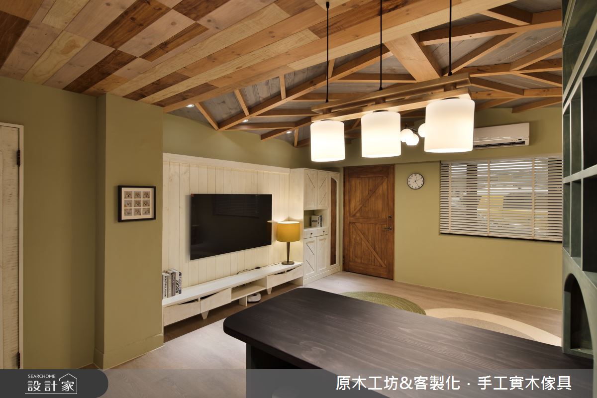 35坪老屋(41~50年)＿混搭風玄關客廳餐廳中島案例圖片＿原木工坊&客製化．手工實木傢具＿原木工坊_35之13