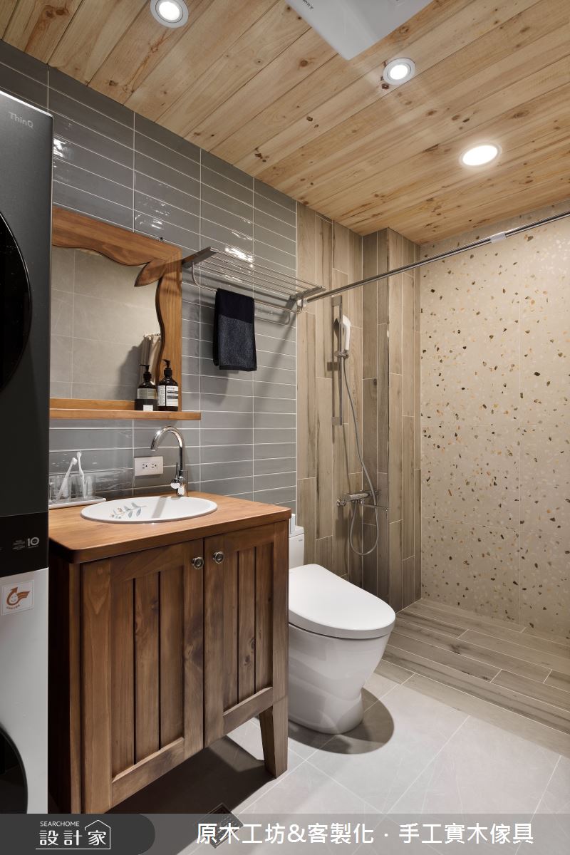 35坪老屋(41~50年)＿混搭風浴室案例圖片＿原木工坊&客製化．手工實木傢具＿原木工坊_35之14
