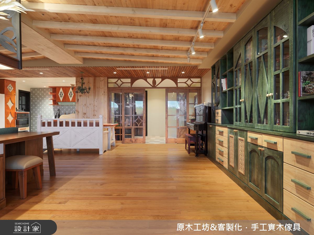 60坪毛胚屋＿混搭風餐廳書房案例圖片＿原木工坊&客製化．手工實木傢具＿原木工坊_36.城市中的魔法森林之14