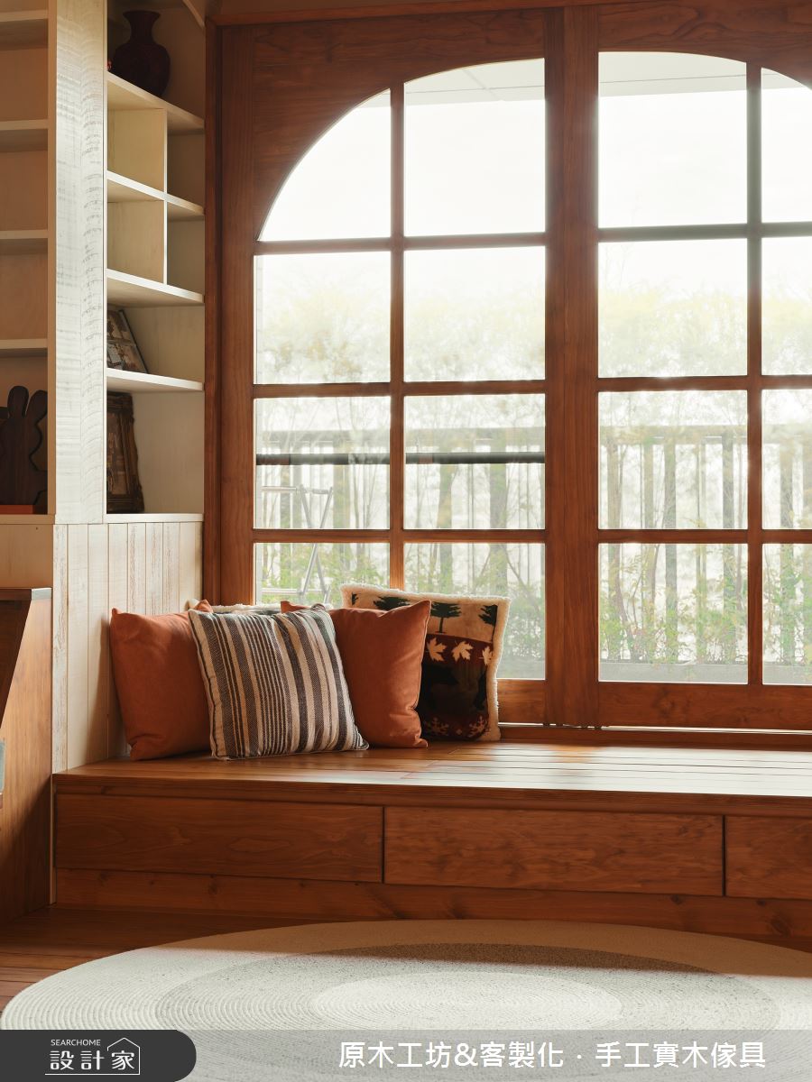 60坪毛胚屋＿混搭風客廳臥榻案例圖片＿原木工坊&客製化．手工實木傢具＿原木工坊_36.城市中的魔法森林之7
