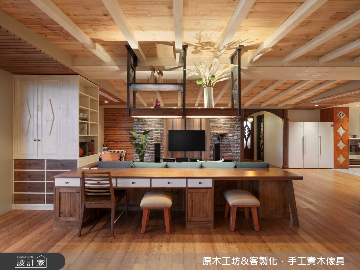 60坪毛胚屋＿混搭風書房案例圖片＿原木工坊&客製化．手工實木傢具＿原木工坊_36.城市中的魔法森林之11
