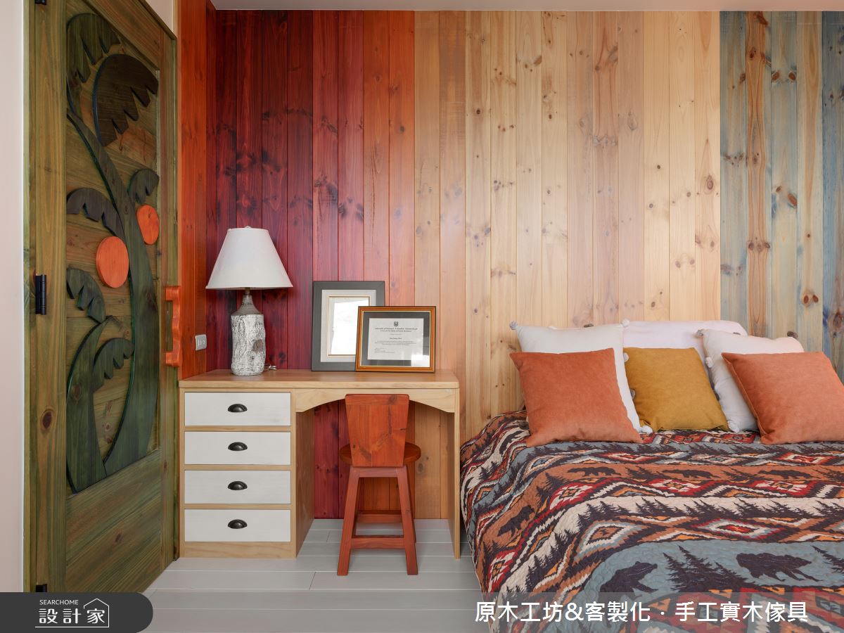 60坪毛胚屋＿混搭風臥室案例圖片＿原木工坊&客製化．手工實木傢具＿原木工坊_36.城市中的魔法森林之21