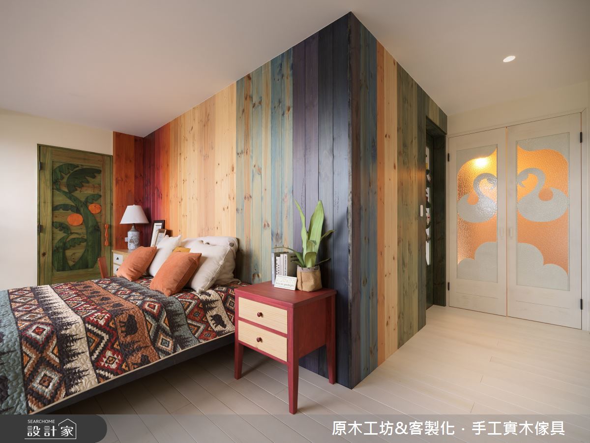 60坪毛胚屋＿混搭風臥室案例圖片＿原木工坊&客製化．手工實木傢具＿原木工坊_36.城市中的魔法森林之18