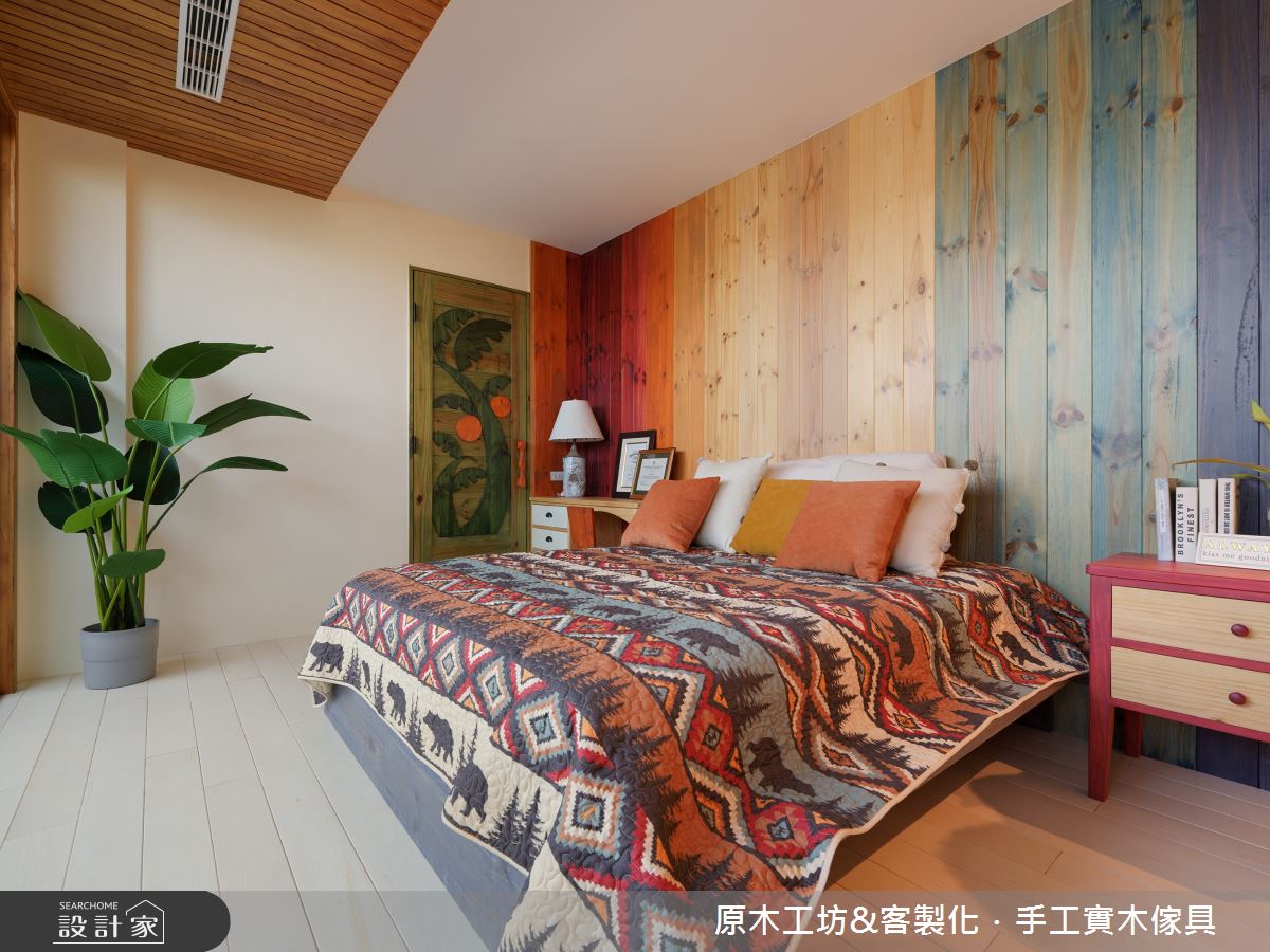 60坪毛胚屋＿混搭風臥室案例圖片＿原木工坊&客製化．手工實木傢具＿原木工坊_36.城市中的魔法森林之20