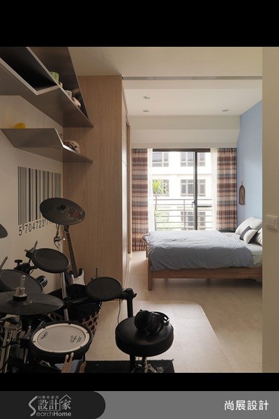45坪新成屋(5年以下)＿休閒風臥室案例圖片＿尚展空間設計＿尚展_25之17