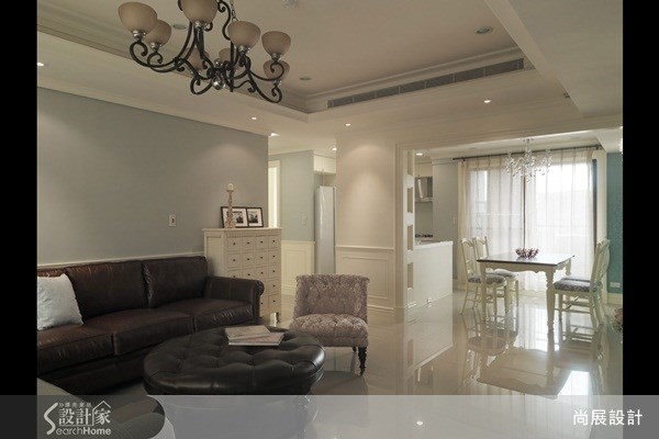 40坪新成屋(5年以下)＿美式風客廳案例圖片＿尚展空間設計＿尚展_27之4