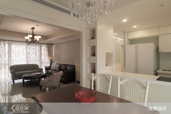 40坪新成屋(5年以下)＿美式風客廳餐廳廚房案例圖片＿尚展空間設計＿尚展_27之9