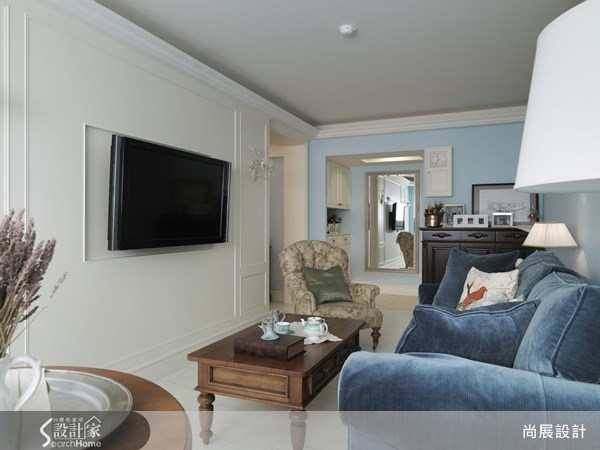 25坪中古屋(5~15年)＿鄉村風客廳案例圖片＿尚展空間設計＿尚展_34之4444