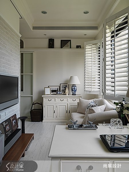 40坪新成屋(5年以下)＿美式風客廳案例圖片＿尚展空間設計＿尚展_45之7