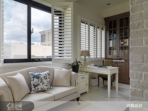 40坪新成屋(5年以下)＿美式風客廳案例圖片＿尚展空間設計＿尚展_45之6