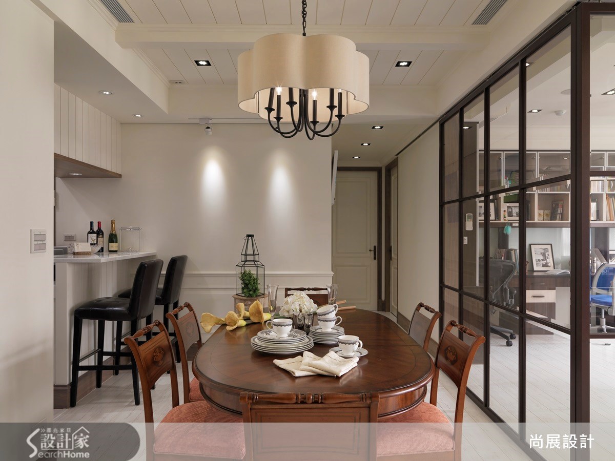 60坪中古屋(5~15年)＿美式風餐廳吧檯案例圖片＿尚展空間設計＿尚展_49之6