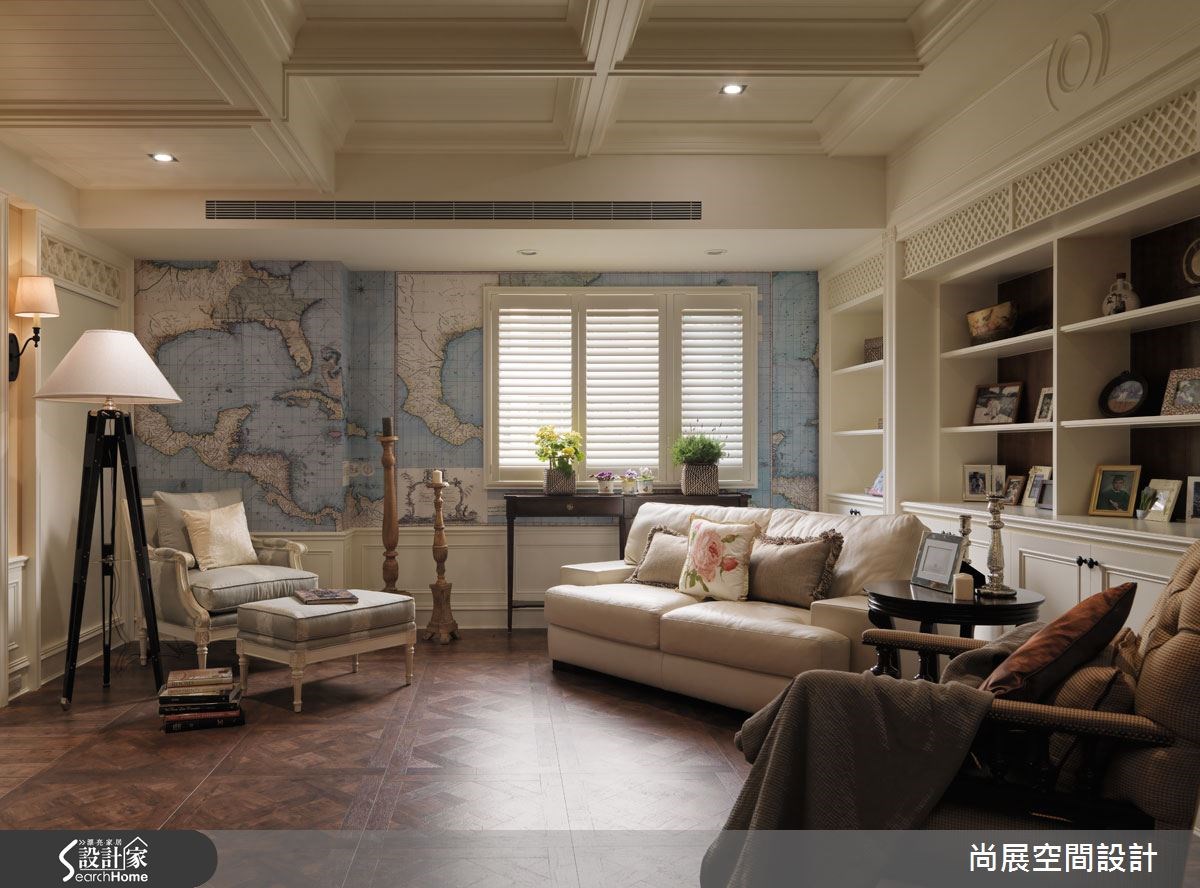 110坪中古屋(5~15年)＿美式風客廳案例圖片＿尚展空間設計＿尚展_50之6