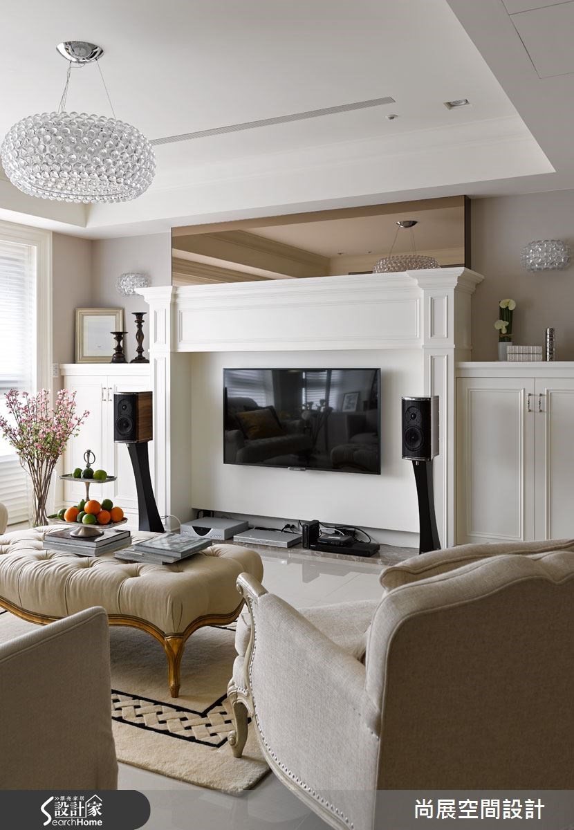 60坪新成屋(5年以下)＿美式風客廳案例圖片＿尚展空間設計＿尚展_51之3