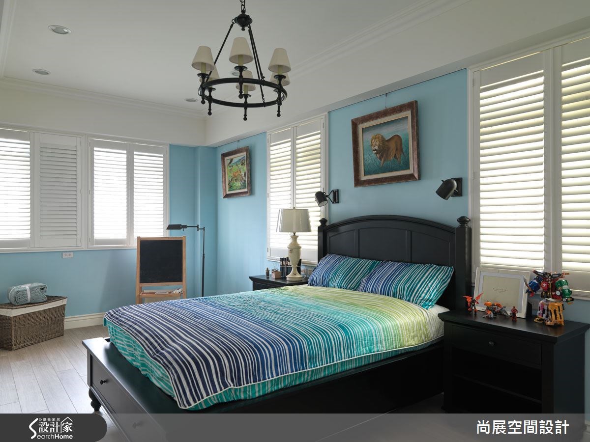 100坪中古屋(5~15年)＿美式風臥室案例圖片＿尚展空間設計＿尚展_52之8