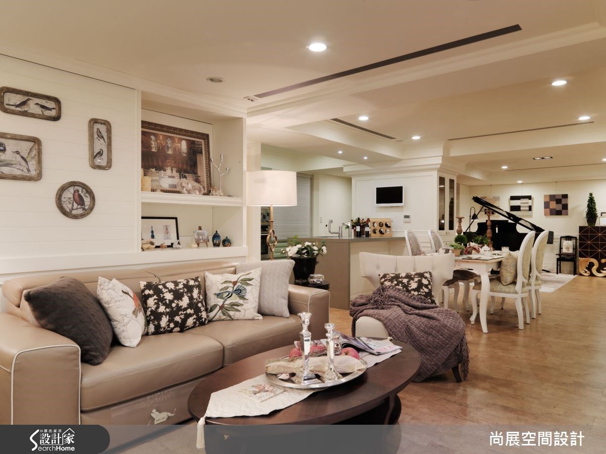 45坪中古屋(5~15年)＿美式風客廳餐廳案例圖片＿尚展空間設計＿尚展_61之2