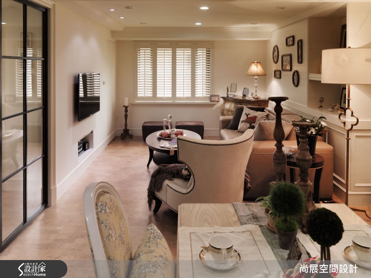 45坪中古屋(5~15年)＿美式風客廳案例圖片＿尚展空間設計＿尚展_61之5