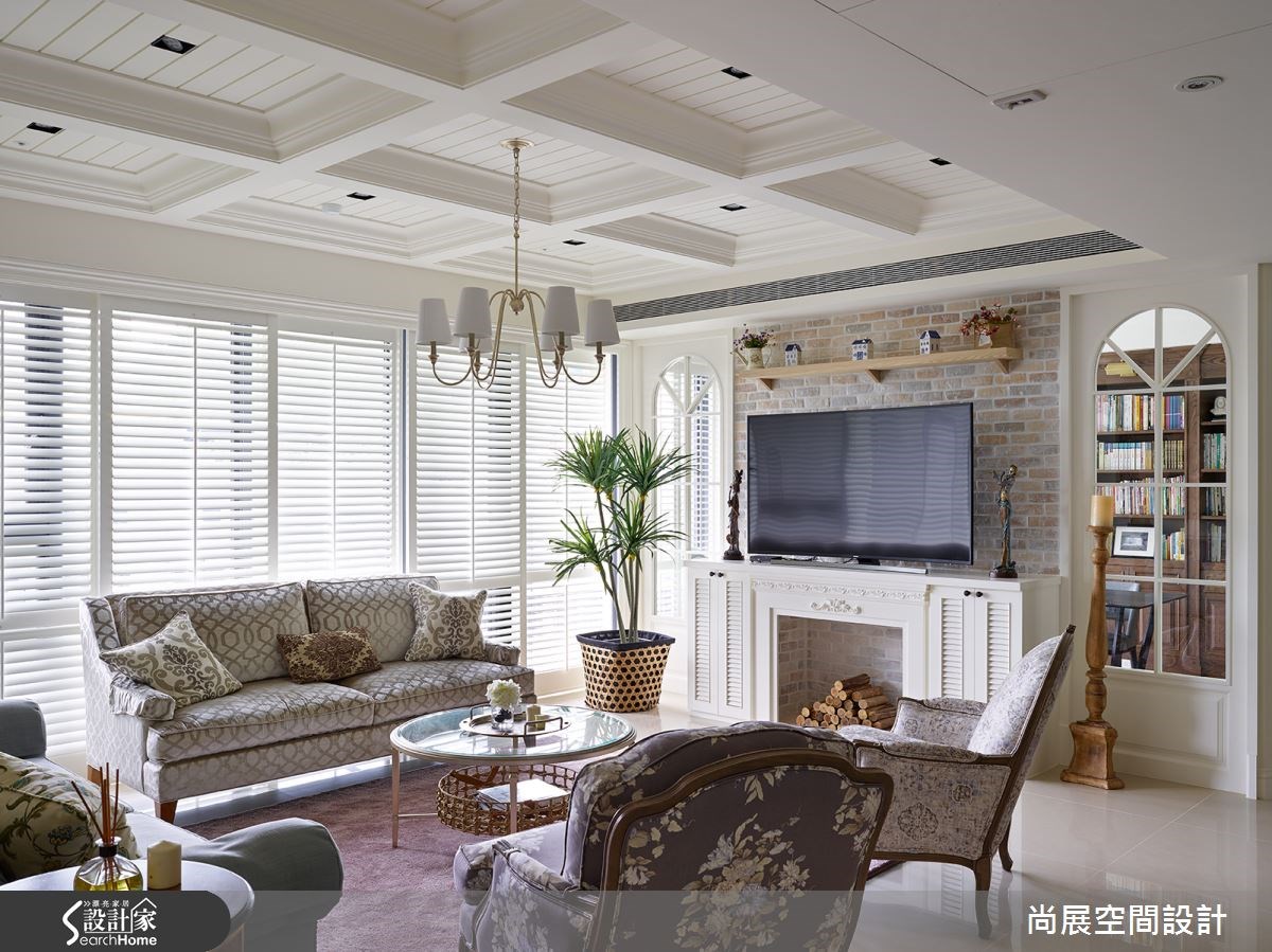 102坪新成屋(5年以下)＿美式風客廳案例圖片＿尚展空間設計＿尚展_63之5