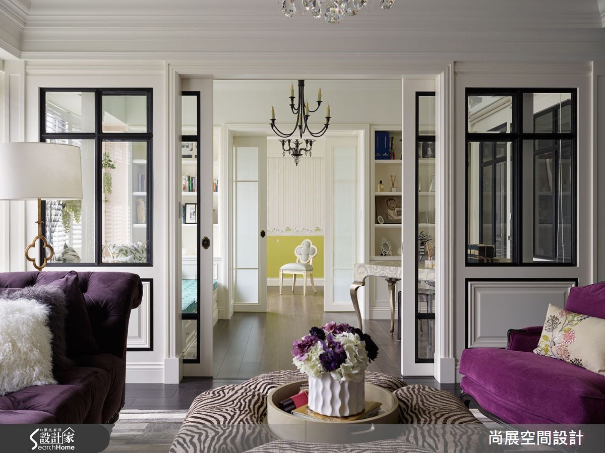 50坪新成屋(5年以下)＿美式風客廳案例圖片＿尚展空間設計＿尚展_64之9