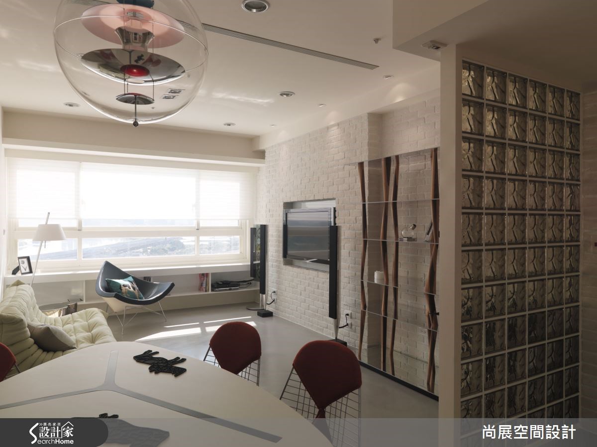 40坪新成屋(5年以下)＿現代風玄關客廳案例圖片＿尚展空間設計＿尚展_65之4