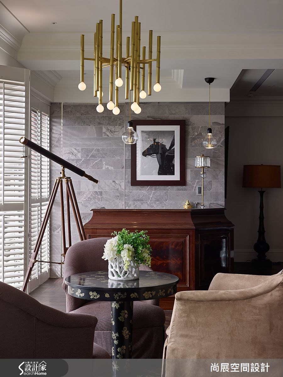 126坪新成屋(5年以下)＿美式風客廳案例圖片＿尚展空間設計＿尚展_66之8