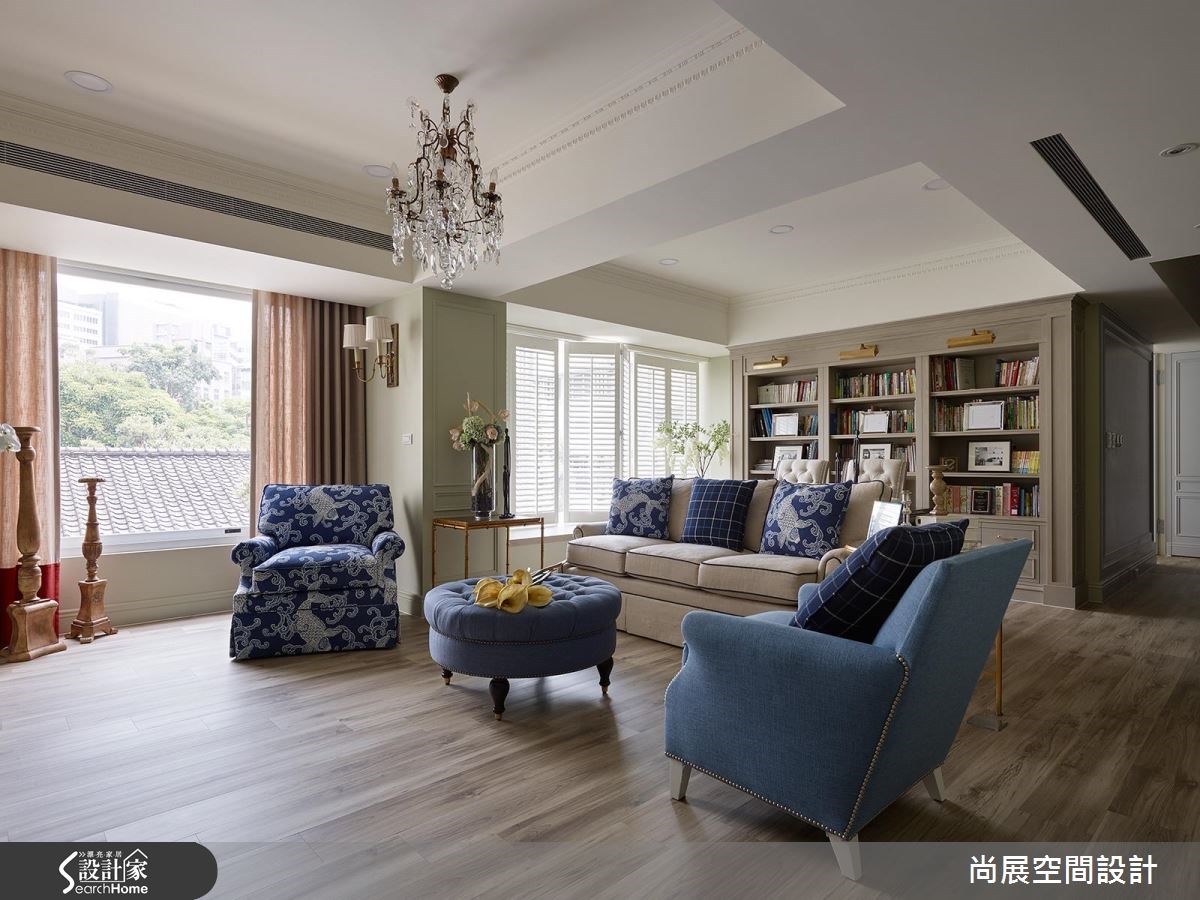 50坪中古屋(5~15年)＿美式風客廳案例圖片＿尚展空間設計＿尚展_67之2