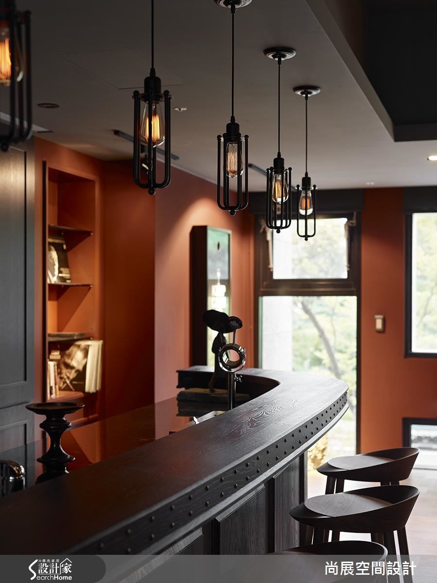 60坪新成屋(5年以下)＿美式風吧檯案例圖片＿尚展空間設計＿尚展_70之7