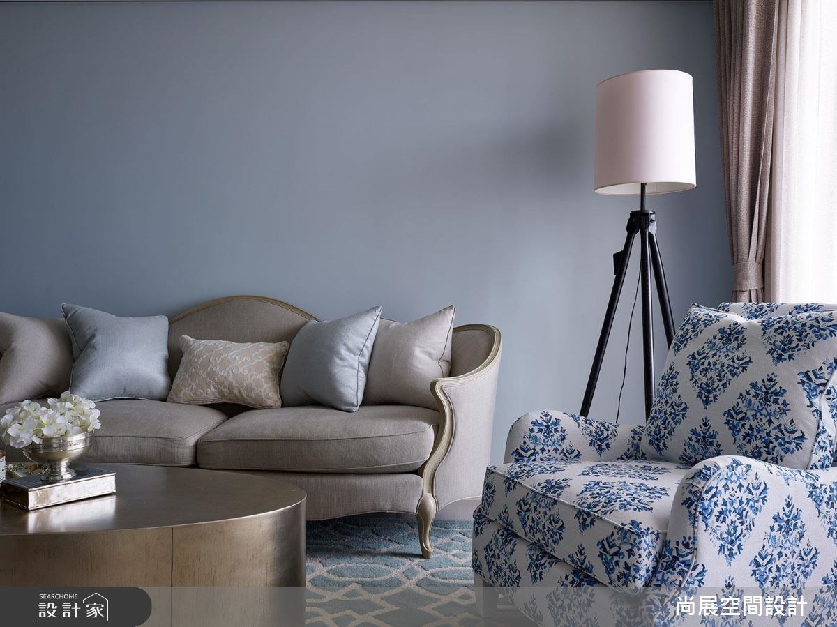 45坪新成屋(5年以下)＿美式風客廳案例圖片＿尚展空間設計＿尚展_73之2