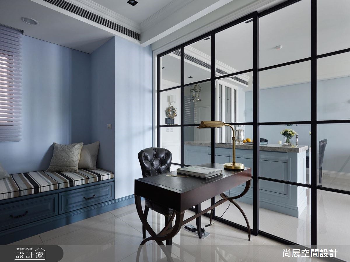 45坪新成屋(5年以下)＿美式風書房案例圖片＿尚展空間設計＿尚展_73之6