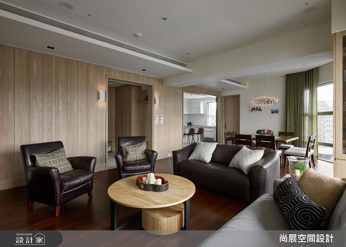 80坪中古屋(5~15年)＿現代風客廳餐廳案例圖片＿尚展空間設計＿尚展_78之4