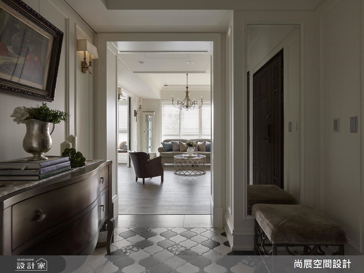40坪預售屋＿美式風玄關客廳案例圖片＿尚展空間設計＿尚展_81之3