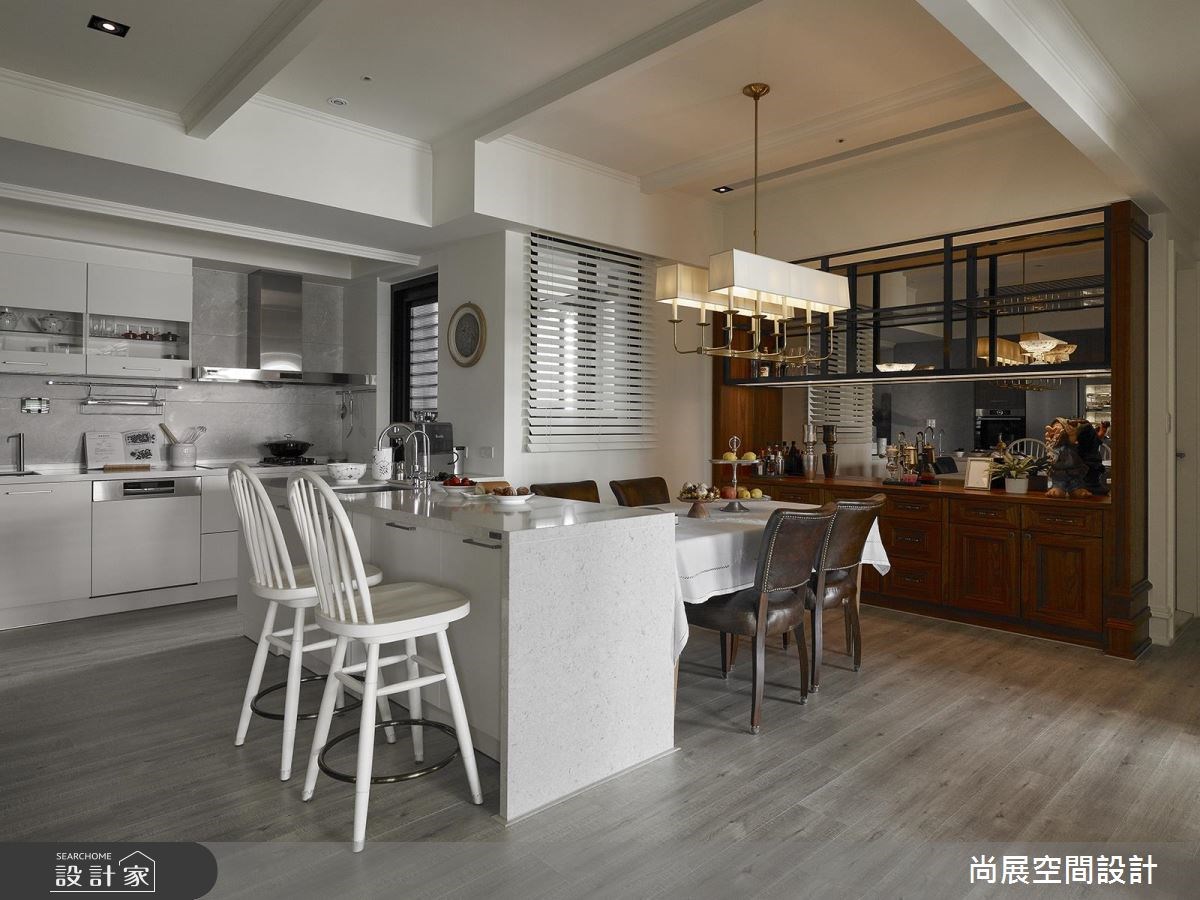 40坪預售屋＿美式風餐廳吧檯案例圖片＿尚展空間設計＿尚展_81之11