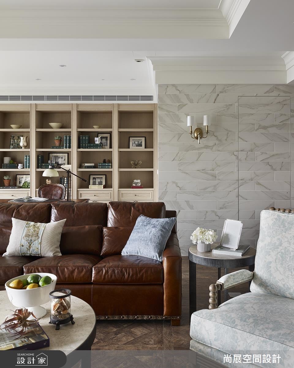 128坪預售屋＿美式風客廳案例圖片＿尚展空間設計＿尚展_82之3