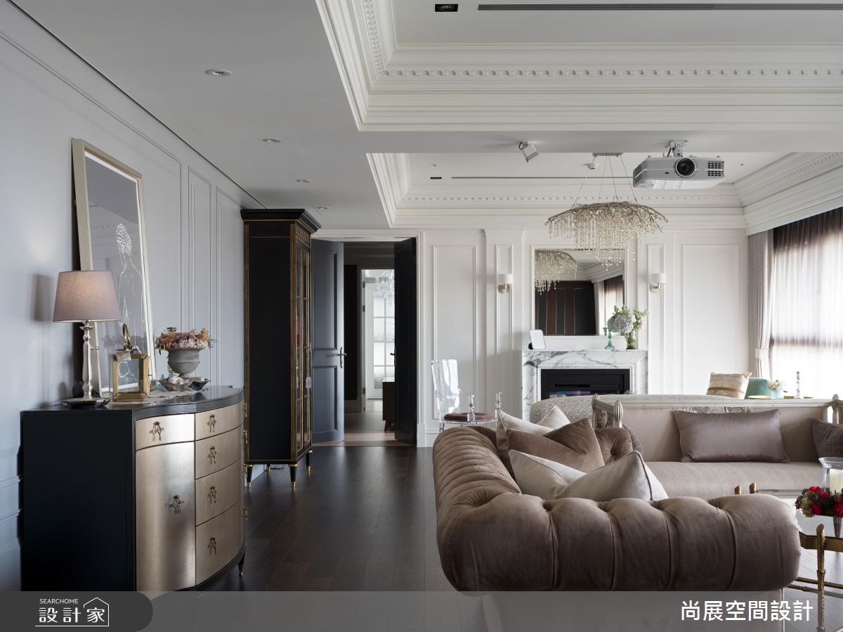 106坪預售屋＿美式風客廳案例圖片＿尚展空間設計＿尚展_84之8