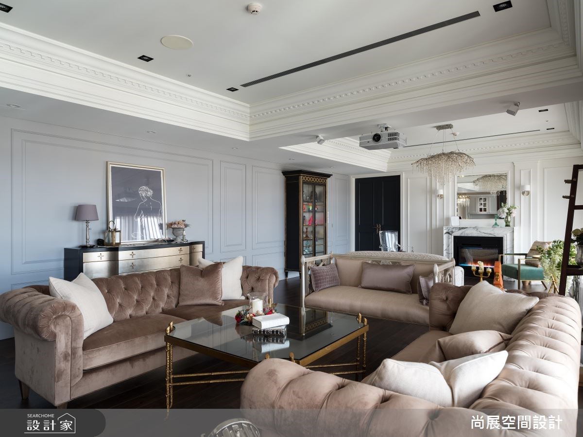 106坪預售屋＿美式風客廳案例圖片＿尚展空間設計＿尚展_84之10