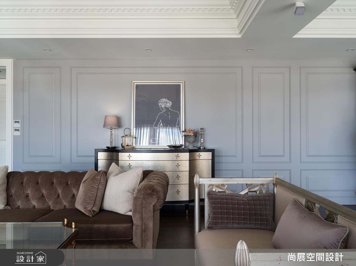 106坪預售屋＿美式風客廳案例圖片＿尚展空間設計＿尚展_84之11