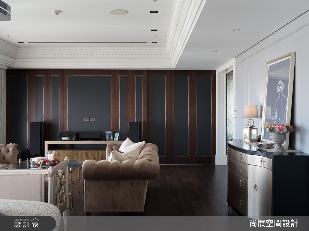 106坪預售屋＿美式風客廳案例圖片＿尚展空間設計＿尚展_84之12