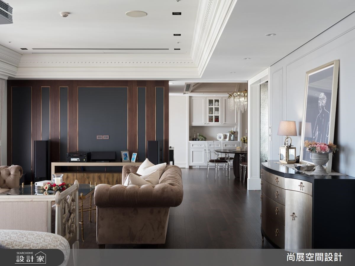 106坪預售屋＿美式風客廳餐廳案例圖片＿尚展空間設計＿尚展_84之13