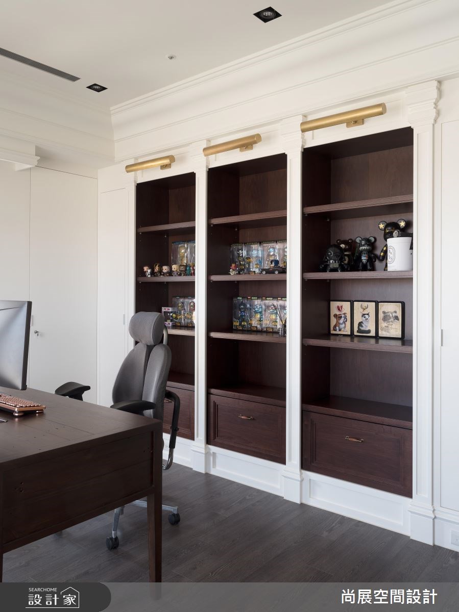 106坪預售屋＿美式風書房案例圖片＿尚展空間設計＿尚展_84之19