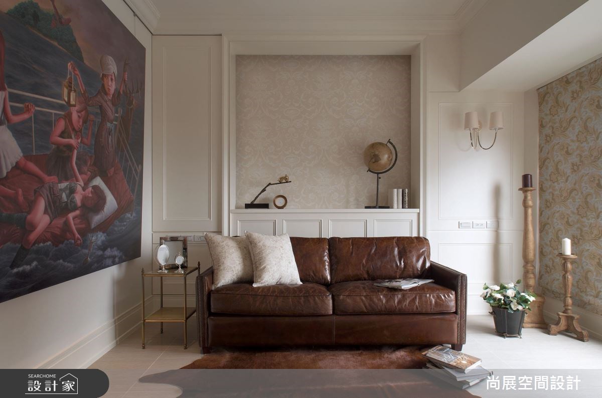 100坪預售屋＿美式風客廳案例圖片＿尚展空間設計＿尚展_85之15