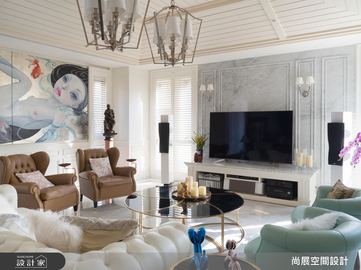 180坪預售屋＿美式風客廳案例圖片＿尚展空間設計＿尚展_86之6