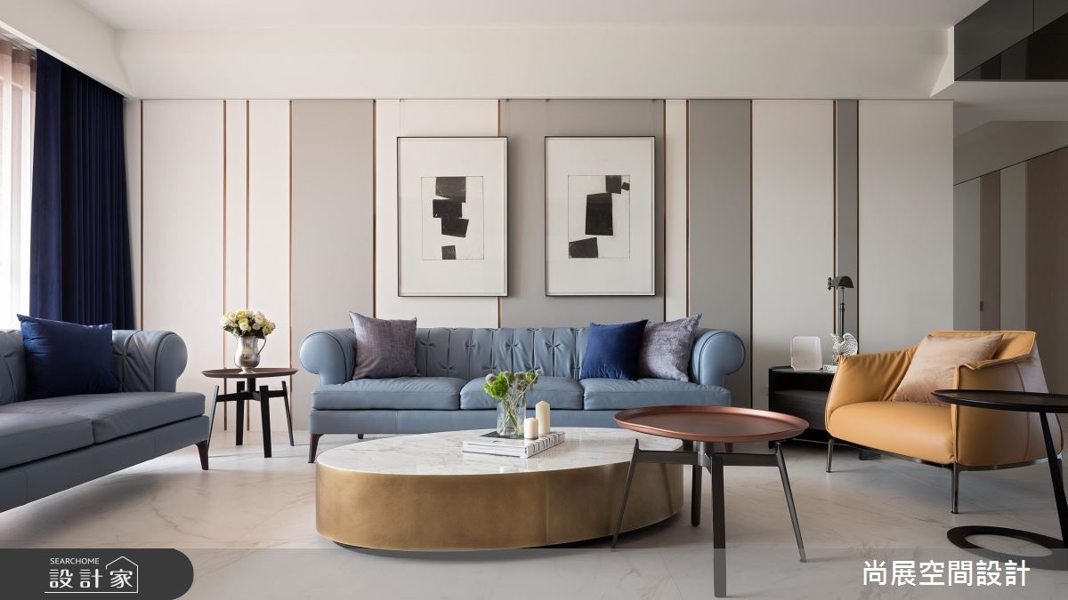 120坪預售屋＿現代風客廳案例圖片＿尚展空間設計＿尚展_87之4