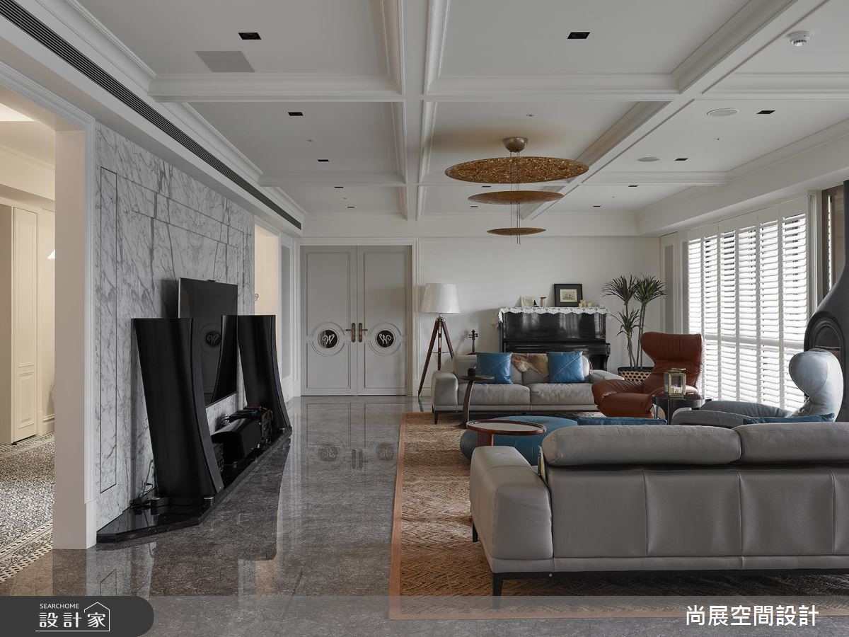 160坪預售屋＿現代風客廳案例圖片＿尚展空間設計＿尚展_88之14