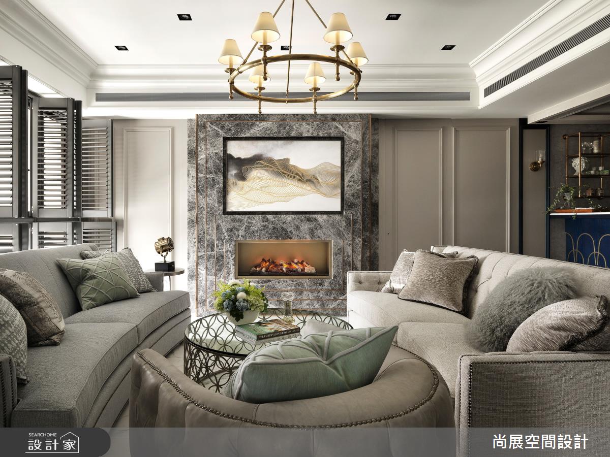 135坪新成屋(5年以下)＿新古典客廳案例圖片＿尚展空間設計＿尚展_91之2