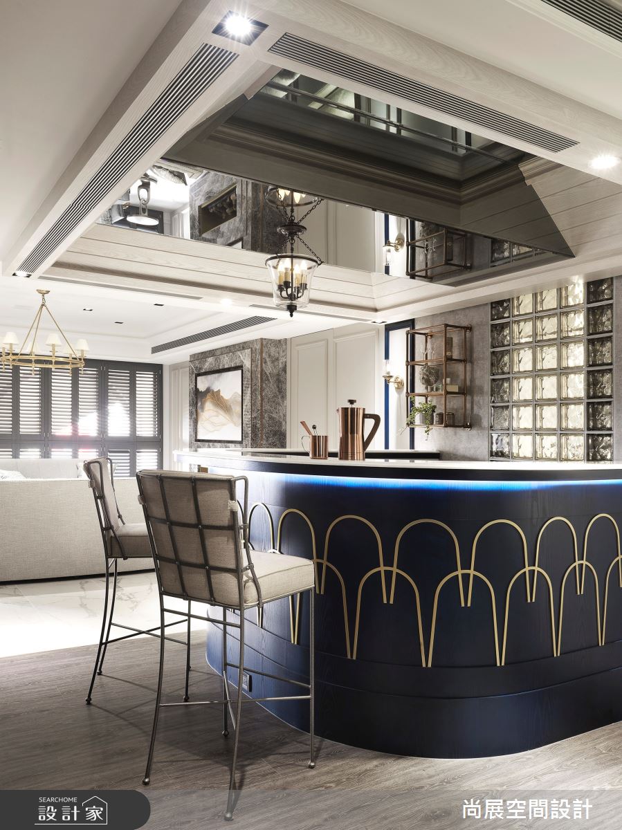 135坪新成屋(5年以下)＿新古典吧檯案例圖片＿尚展空間設計＿尚展_91之10
