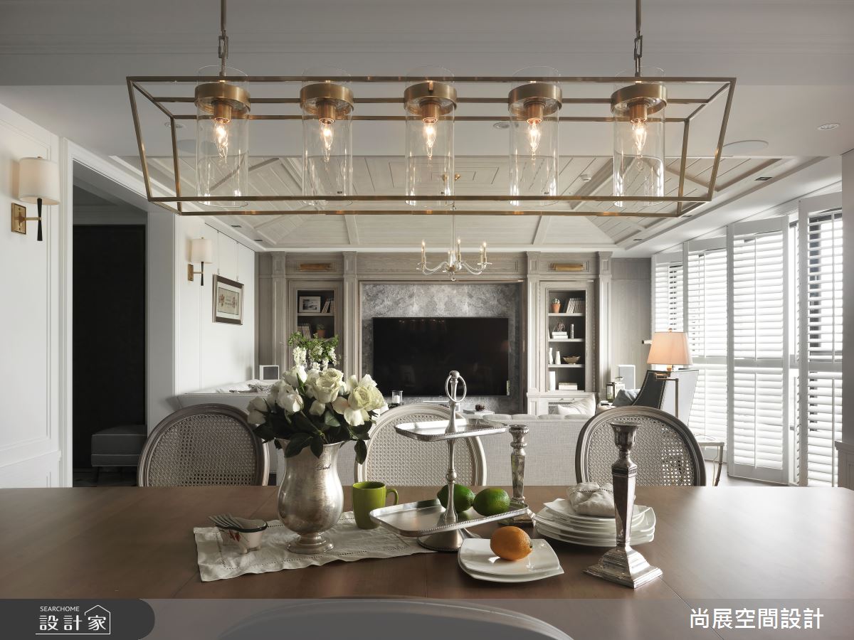 165坪新成屋(5年以下)＿美式風客廳餐廳案例圖片＿尚展空間設計＿尚展_92之4
