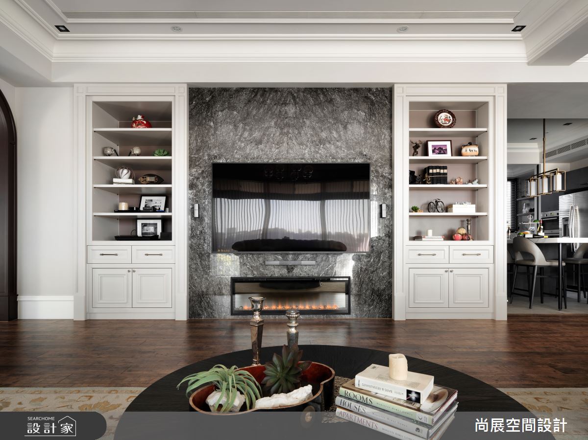 135坪新成屋(5年以下)＿美式風客廳案例圖片＿尚展空間設計＿尚展_95之6