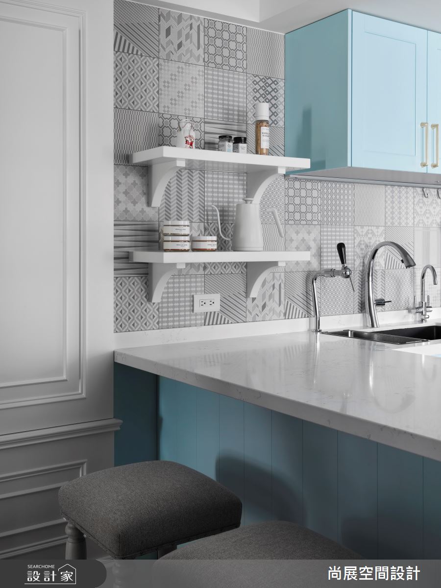 35坪老屋(16~30年)＿美式風廚房吧檯案例圖片＿尚展空間設計＿尚展_96之9