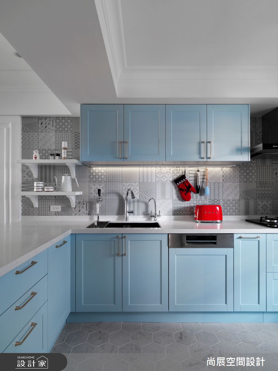 35坪老屋(16~30年)＿美式風廚房案例圖片＿尚展空間設計＿尚展_96之10