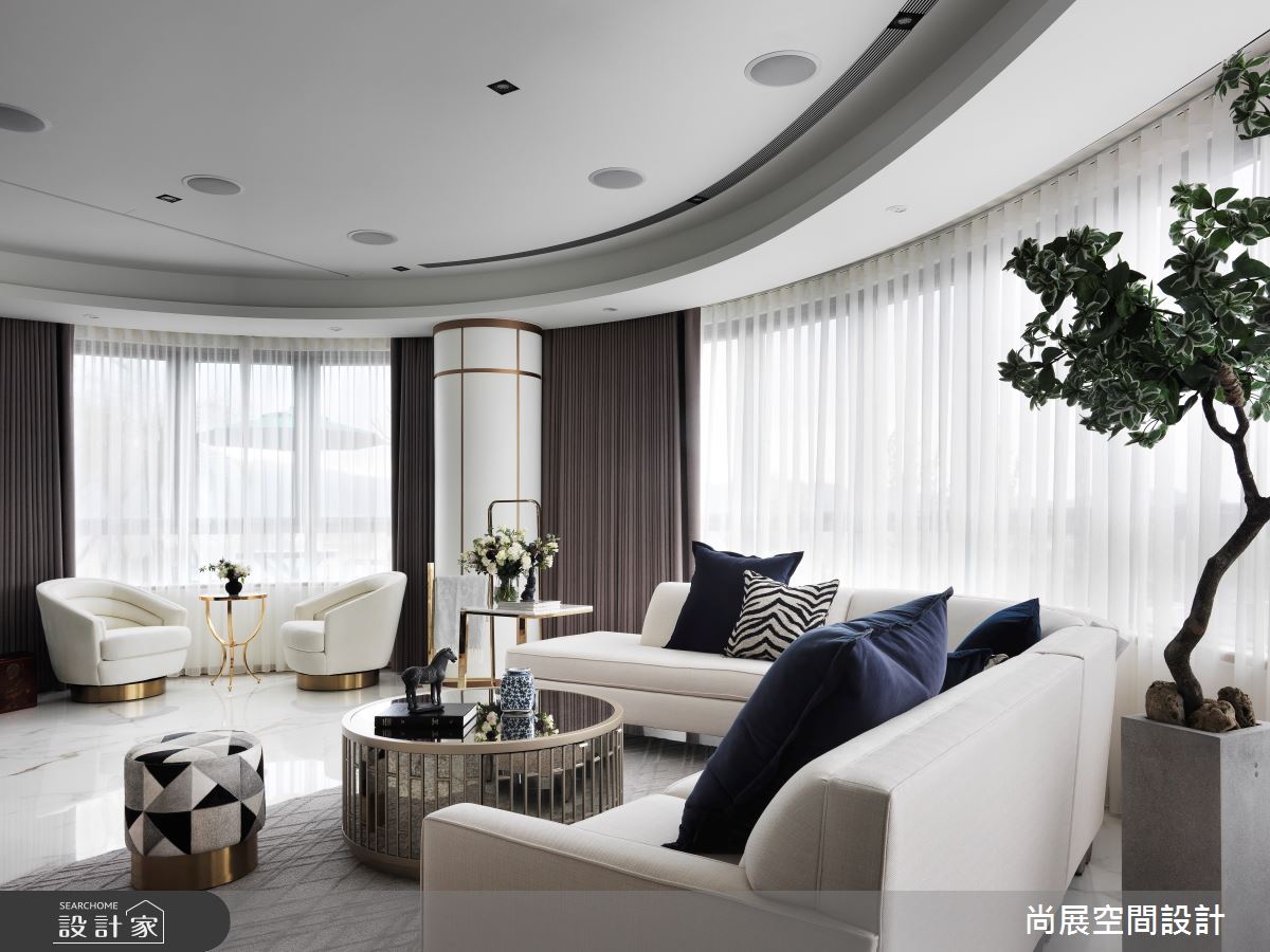 110坪新成屋(5年以下)＿新古典客廳案例圖片＿尚展空間設計＿尚展_97之8